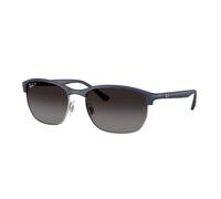 Ray - Ban Unisex Ray - Ban RB4469 6331T3 Gafas de sol Ojeada Azul Gris Cuadrada Polarizado