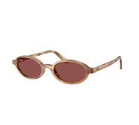 Ray - Ban Unisex Ray - Ban RB4472 685675 Gafas de sol Inyectado Tortuga Violeta Redonda Normal