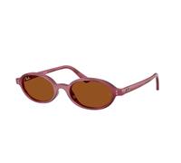 Ray - Ban Unisex Ray - Ban RB4472 685773 Gafas de sol Inyectado Violeta Marrón Redonda Normal