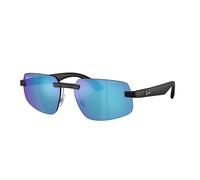 Ray - Ban Unisex Ray - Ban RB4475CH 601SA1 Gafas de sol Ojeada Negro Verde Geométrico Polarizado