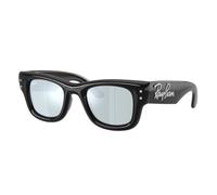 Ray - Ban Unisex Ray - Ban RB4940B WAYFARER PUFFER 686430 Gafas de sol Nylon Negro Verde Cuadrada Normal reflejado