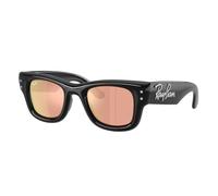 Ray - Ban Unisex Ray - Ban RB4940B WAYFARER PUFFER 68647J Gafas de sol Nylon Negro Marrón Cuadrada Espejo