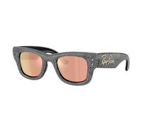 Ray - Ban Unisex Ray - Ban RB4940BP WAYFARER PUFFER 68657J Gafas de sol Nylon Negro Marrón Cuadrada Espejo