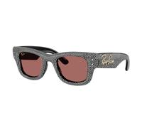 Ray - Ban Unisex Ray - Ban RB4940BP WAYFARER PUFFER 686585 Gafas de sol Nylon Negro Violeta Cuadrada Normal