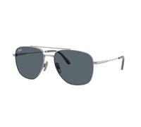 Ray - Ban Unisex Ray - Ban RB8097 WILLIAM TITANIUM 9209R5 Gafas de sol Titanio Plata Azul Cuadrada Normal