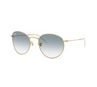 Ray - Ban Unisex Ray - Ban RBR0103S ROUND REVERSE 001/79 Gafas de sol Metal Oro Azul Pantos Normal Sombreado