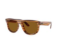 Ray - Ban Unisex Ray - Ban RBR0501S BOYFRIEND REVERSE 679183 Gafas de sol Acetato Marrón Marrón Cuadrada Polarizado