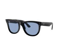 Ray - Ban Unisex Ray - Ban RBR0502S WAYFARER REVERSE 667772 Gafas de sol Acetato Negro Azul Cuadrada Normal