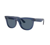 Ray - Ban Unisex Ray - Ban RBR0502S WAYFARER REVERSE 67083A Gafas de sol Acetato Azul Azul Cuadrada Normal