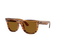 Ray - Ban Unisex Ray - Ban RBR0502S WAYFARER REVERSE 679183 Gafas de sol Acetato Marrón Marrón Cuadrada Polarizado