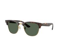 Ray - Ban Unisex Ray - Ban RBR0504S CLUBMASTER REVERSE 1359VR Gafas de sol Acetato Tortuga Verde Cuadrada Normal