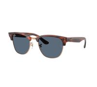 Ray - Ban Unisex Ray - Ban RBR0504S CLUBMASTER REVERSE 13983A Gafas de sol Acetato Oro Azul Cuadrada Normal