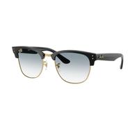 Ray - Ban Unisex Ray - Ban RBR0504S CLUBMASTER REVERSE 667779 Gafas de sol Acetato Negro Azul Cuadrada Normal Sombreado