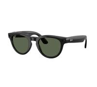 Ray - Ban Unisex Ray - Ban RW4013F Ray-Ban Meta (Gen 2) Headliner 601/71 gafas inteligentes Inyectado Negro Verde G15 Pantos Normal