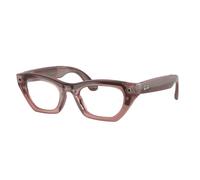 Ray - Ban Unisex Ray - Ban RW4015 Ray-Ban Meta (Gen 3) Zena 69161Z gafas inteligentes Inyectado Rosa Gris Cat Eye Fotocromático