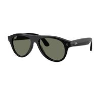 Ray - Ban Unisex Ray - Ban RW4016 Ray-Ban Meta (Gen 3) Aviator 601/9A gafas inteligentes Inyectado Negro Verde Piloto Polarizado