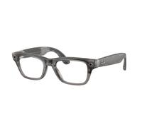 Ray-Ban Meta Optics (Gen 2) Montura Gris hielo transparente Lente de Demostración Prescription Gafas con IA