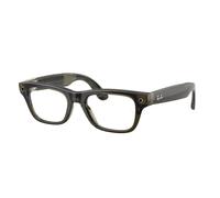 Ray-Ban Meta Optics (Gen 2) Montura Verde oliva oscuro transparente Lente de Demostración Prescription Gafas con IA