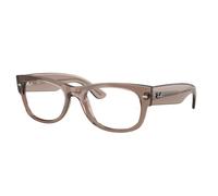 Ray - Ban Unisex Ray - Ban RX0832V MEGA WAYFARER II 8457 Monturas ópticas Acetato Marrón Transparente Cuadrada Normal