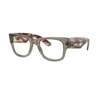 Ray - Ban Unisex Ray - Ban RX0840V MEGA WAYFARER 8297 Monturas ópticas Acetato Verde Transparente Cuadrada Normal