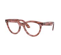 Ray - Ban Unisex Ray - Ban RX2241V WAYFARER WAY 8363 Monturas ópticas Acetato Rosa Transparente Redonda Normal