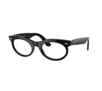 Ray - Ban Unisex Ray - Ban RX2242V WAYFARER OVAL 2000 Monturas ópticas Acetato Negro Transparente Redonda Normal
