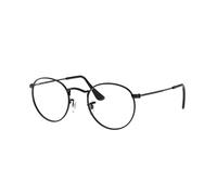 Ray - Ban Unisex Ray - Ban RX3447V ROUND METAL 2503 Monturas ópticas Metal Negro Transparente Redonda Normal