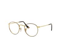 Ray - Ban Unisex Ray - Ban RX3447V ROUND METAL 2945 Monturas ópticas Metal Tortuga Transparente Redonda Normal