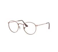 Ray - Ban Unisex Ray - Ban RX3447V ROUND METAL 3094 Monturas ópticas Metal Oro Transparente Redonda Normal