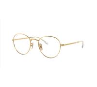 Ray - Ban Unisex Ray - Ban RX3582V DAVID 2500 Monturas ópticas Metal Oro Transparente Pantos Normal