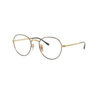 Ray-Ban 0RX3582V, Monturas de Gafas Unisex Adulto, Marrón (Gold on Top Havana), 51