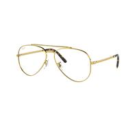 Ray - Ban Unisex Ray - Ban RX3625V NEW AVIATOR 3086 Monturas ópticas Metal Oro Transparente Piloto Normal