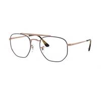 Ray - Ban Unisex Ray - Ban RX3648V THE MARSHAL 2975 Monturas ópticas Metal Azul Transparente Geométrico Normal