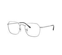 Ray - Ban Unisex Ray - Ban RX3694V JIM 2501 Monturas ópticas Metal Plata Transparente Geométrico Normal