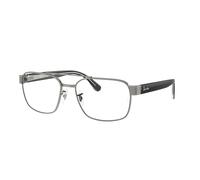 Ray - Ban Unisex Ray - Ban RX3751V 2502 Monturas ópticas Metal Gris Transparente Cuadrada Normal