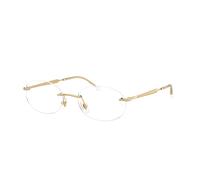 Ray - Ban Unisex Ray - Ban RX3767V 2500 Monturas ópticas Metal Oro Transparente Redonda Normal