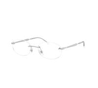 Ray - Ban Unisex Ray - Ban RX3767V 2501 Monturas ópticas Metal Plata Transparente Redonda Normal