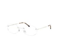 Ray - Ban Unisex Ray - Ban RX3767V 3205 Monturas ópticas Metal Blanco Transparente Redonda Normal