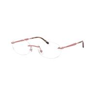 Ray - Ban Unisex Ray - Ban RX3767V 3206 Monturas ópticas Metal Rosa Transparente Redonda Normal