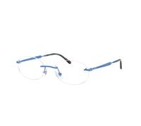 Ray - Ban Unisex Ray - Ban RX3767V 3208 Monturas ópticas Metal Azul Transparente Redonda Normal