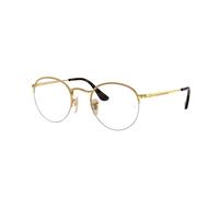 Ray - Ban Unisex Ray - Ban RX3947V ROUND GAZE 2500 Monturas ópticas Metal Oro Transparente Redonda Normal