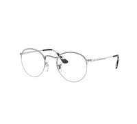 Ray - Ban Unisex Ray - Ban RX3947V ROUND GAZE 2501 Monturas ópticas Metal Plata Transparente Redonda Normal