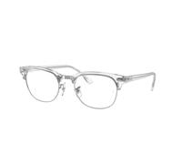 Ray - Ban Unisex Ray - Ban RX5154 CLUBMASTER 2001 Monturas ópticas Acetato Blanco Transparente Cuadrada Normal