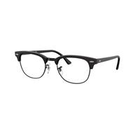 Ray - Ban Unisex Ray - Ban RX5154 CLUBMASTER 2077 Monturas ópticas Acetato Negro Transparente Cuadrada Normal