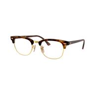 Ray - Ban Unisex Ray - Ban RX5154 CLUBMASTER 2372 Monturas ópticas Acetato Tortuga Transparente Cuadrada Normal