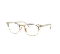 Ray - Ban Unisex Ray - Ban RX5154 CLUBMASTER 5762 Monturas ópticas Acetato Transparente Transparente Cuadrada Normal