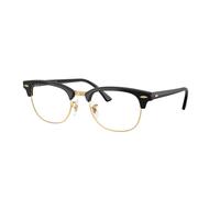 Ray - Ban Unisex Ray - Ban RX5154 CLUBMASTER 5784 Monturas ópticas Acetato Negro Transparente Cuadrada Normal