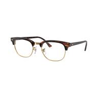 Ray - Ban Unisex Ray - Ban RX5154 CLUBMASTER 8058 Monturas ópticas Acetato Marrón Transparente Cuadrada Normal