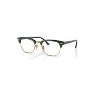Ray - Ban Unisex Ray - Ban RX5154 CLUBMASTER 8233 Monturas ópticas Acetato Verde Transparente Cuadrada Normal