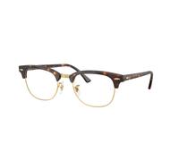 Ray - Ban Unisex Ray - Ban RX5154 CLUBMASTER 8287 Monturas ópticas Acetato Marrón Transparente Cuadrada Normal